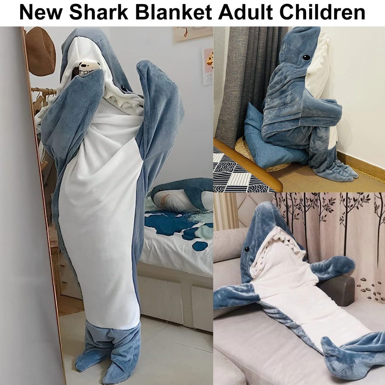 Shark Wearable Blanket - EnjoyHomePlus