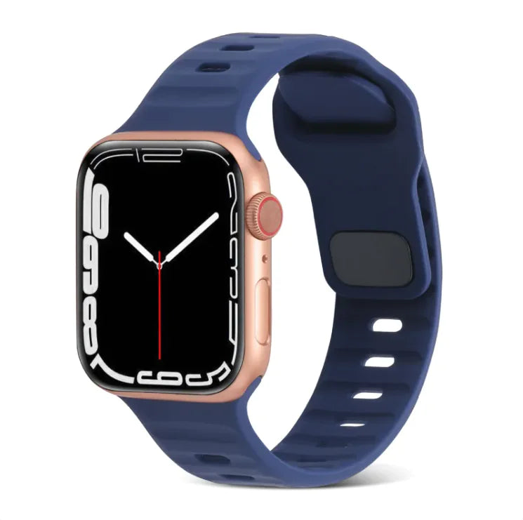 Bracelet sport en silicone souple pour Apple Watch