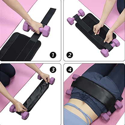 Hip Thrust Belt Glute Bridge Pad - EnjoyHomePlus