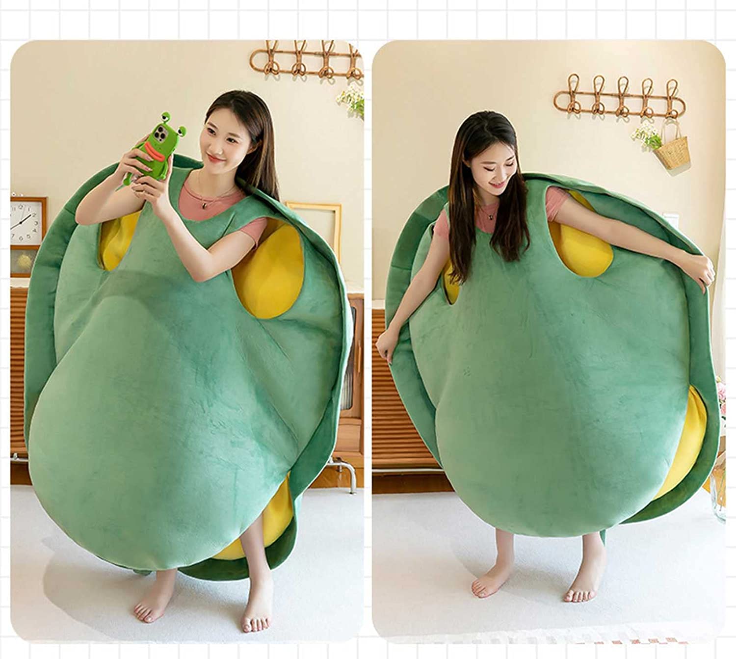 Wearable Turtle Shell Pillows - Green - EnjoyHomePlus