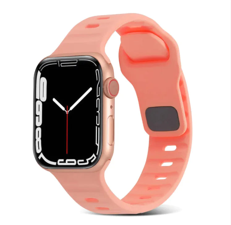 Bracelet sport en silicone souple pour Apple Watch