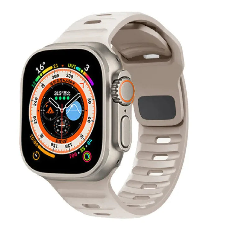 Bracelet sport en silicone souple pour Apple Watch