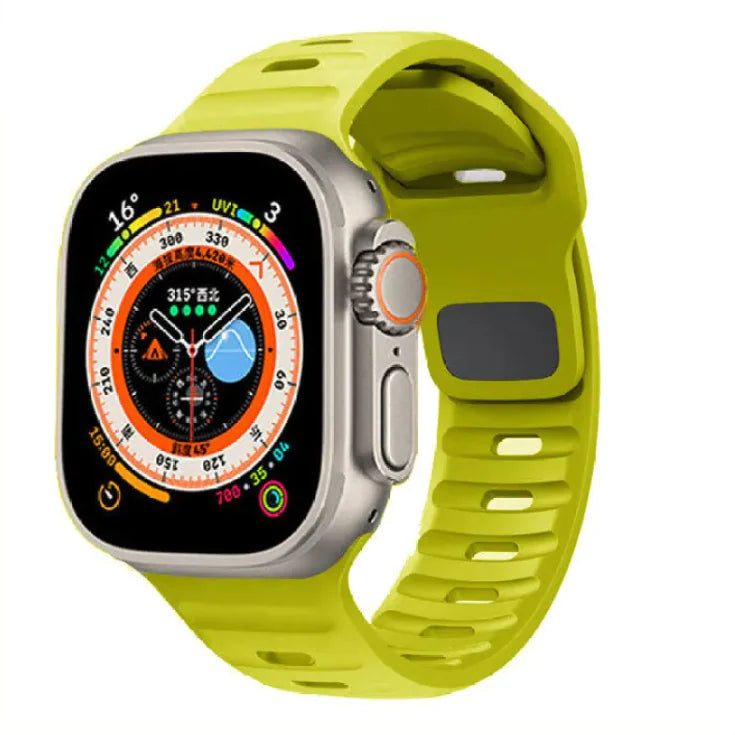 Bracelet sport en silicone souple pour Apple Watch