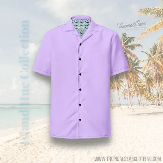 Chemise boutonnée violet foncé