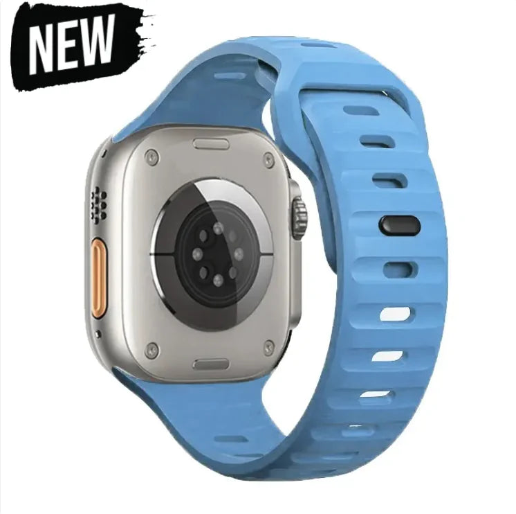 Bracelet sport en silicone souple pour Apple Watch