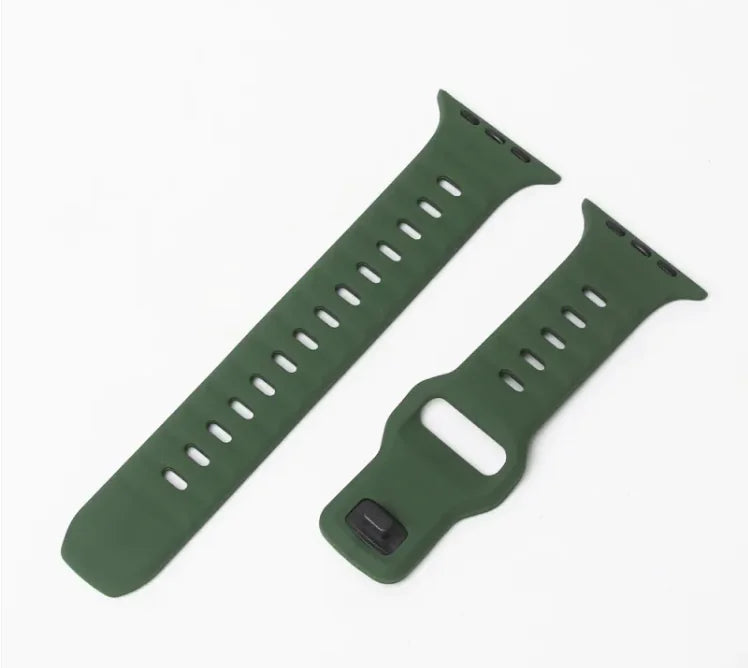 Bracelet sport en silicone souple pour Apple Watch