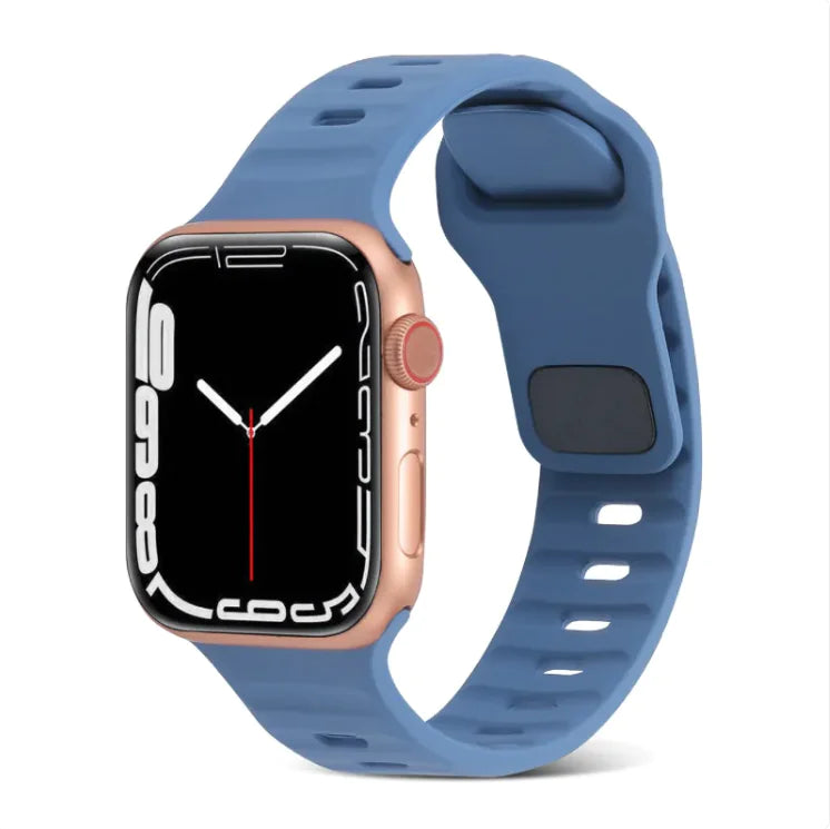 Bracelet sport en silicone souple pour Apple Watch