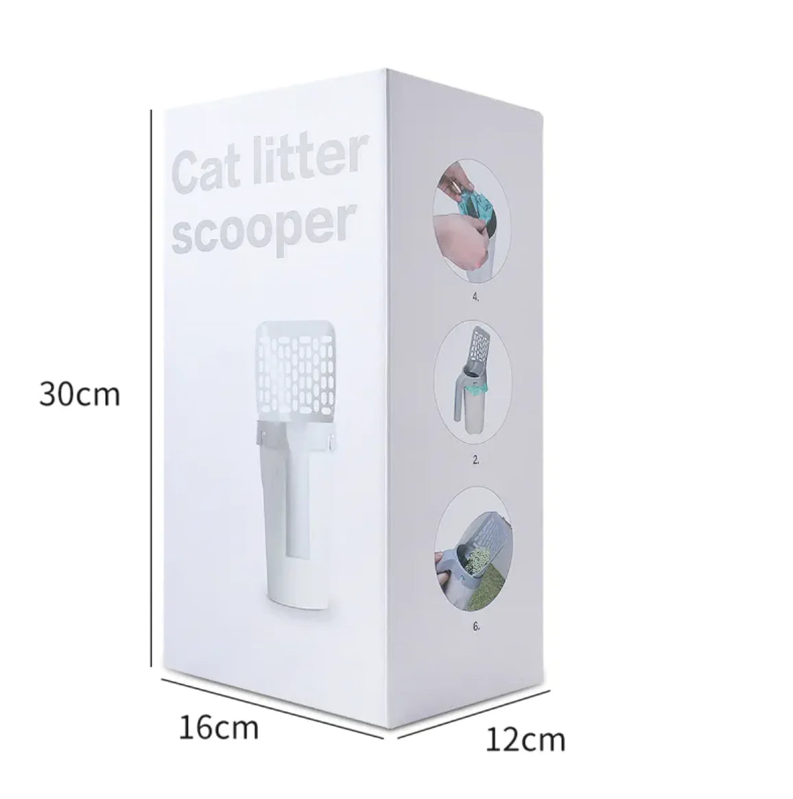 Hollow Plastic Cat Litter Scoop for Pet Care - EnjoyHomePlus